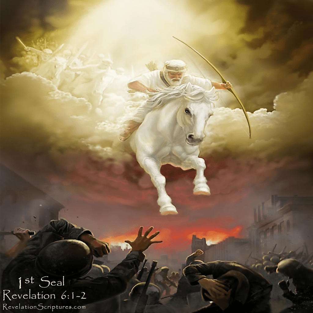 1st Seal - Jesus on a White Horse Picture! Revelation 6:1 & Revelation 6:2 First Seal of Revelation,1st Seal in Revelation,Revelation 1st Seal,Revelation 6:1,Revelation 6:2 First Seal of Revelation