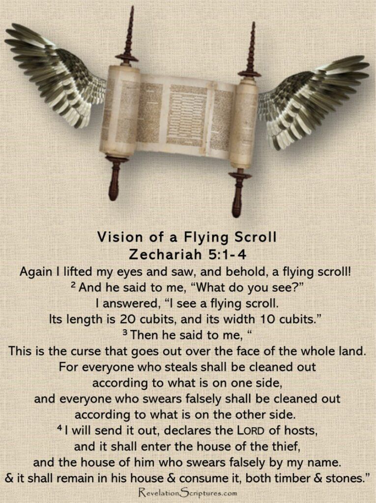 Zechariah 5 - The Flying Scroll And Babylon's Wickedness!